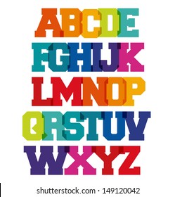 Funny Spectrum School Alphabet