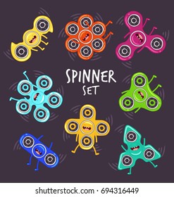 Funny spinner set. Stress relieving toy