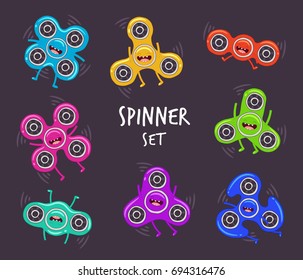 Funny spinner set. Stress relieving toy