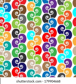 funny spiral seamless background