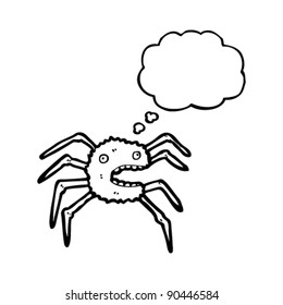 funny spooky spider cartoon