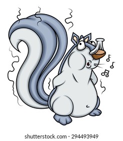 Funny Squirrel Having Nuzzle on Nose