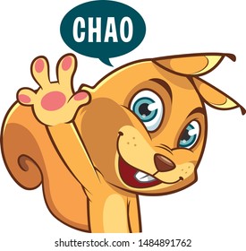 Funny Squirrel with a smile