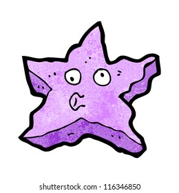 lustiger Star-Cartoon-Charakter