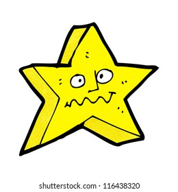 funny star cartoon character