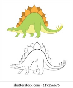 Funny Stegosaurus