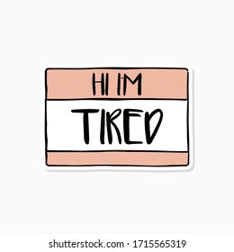 funny sticker design, illustrationin vector format