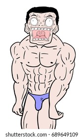 funny strong body