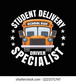 Funny Students Bus-Driver School Bus Drivers Design