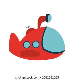 Funny submarine cartoon
