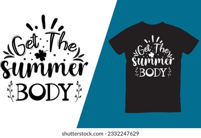 Funny Summer Quote T-Shirt Designs.