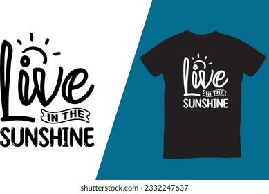 Funny Summer Quote T-Shirt Designs.
