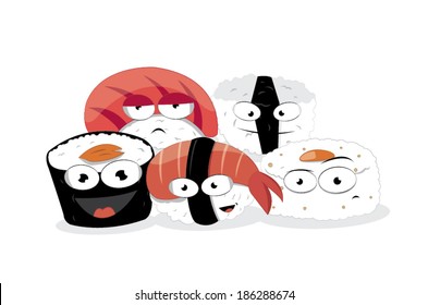 Funny sushi set