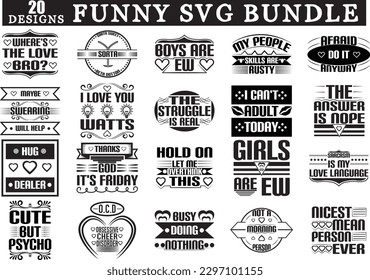 Funny svg bundle, Funny svg design