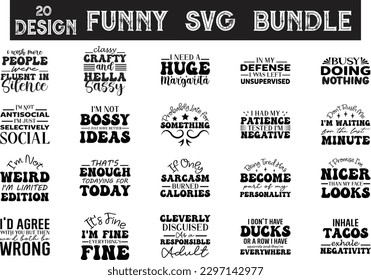 FUNNY SVG BUNDLE, FUNNY SVG DESIGN