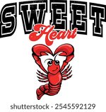 Funny Sweet Heart Lobster Valentines Day Fun Girlfriend Wife Fiance Partner Couples Husband Boyfriend Cool Lobster Valentine Day.