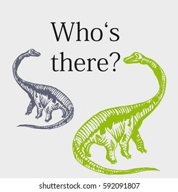Funny t shirt print for kids with dino