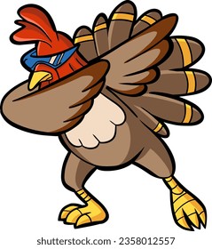 funny thanksgiving turkey dabbing dance  