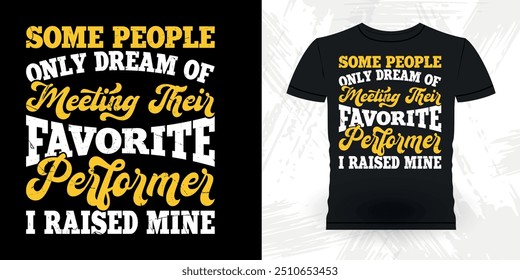 Funny Theater Director Retro Vintage Theater T-shirt Design