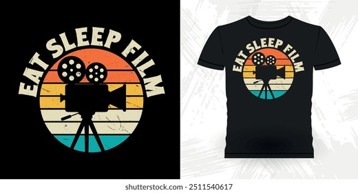 Funny Theater Director Retro Vintage Theater T-shirt Design