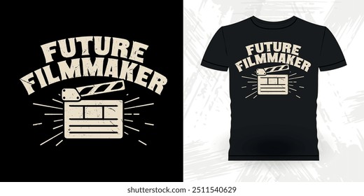 Funny Theater Director Retro Vintage Theater T-shirt Design