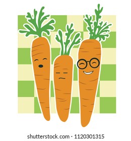 funny three carrot