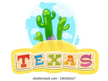 funny title texas with cactus