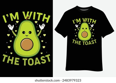 Curioso Estoy Con El Aguacate Toast Halloween Disfraces Camiseta