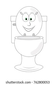 an funny toilet