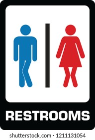 Funny Toilet Sign Stock Vector (Royalty Free) 1211131054 | Shutterstock