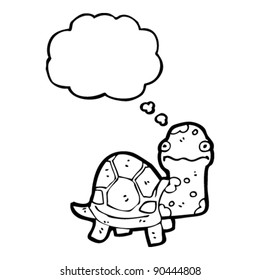 funny tortoise cartoon character