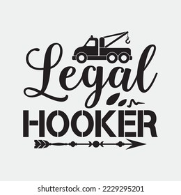 Funny Tow Truck Hooking Vehicle Towing
