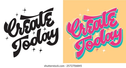 Funny trendy hand drawn doodle lettering quote. Lettering for t-shirt design, mug print, bag print, clothes fashion. 100% hand drawn vector image.