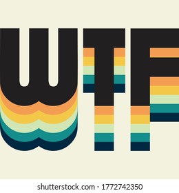 funny trendy quote, illustration in vector format