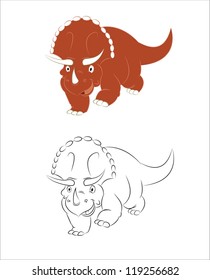 Funny Triceratops