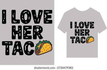 Funny TShirt Design with Taco
