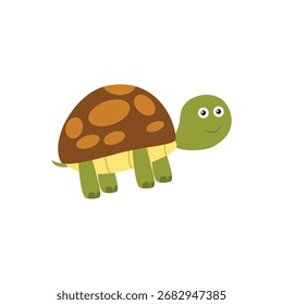 lustige Schildkröte Cartoon Design Element