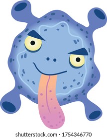 Funny or ugly face art monster