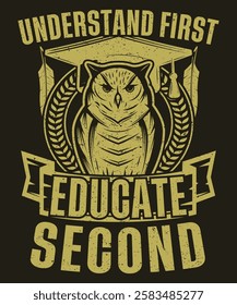 Funny Understand first, educate second Design