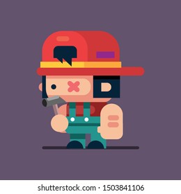 funny and unique characters describe a person's profession.