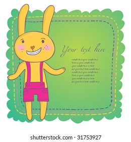 Funny vector background