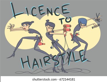 Cartoon Hairdresser Images Stock Photos Vectors Shutterstock