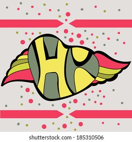 Funny vector characters that you can use in T-shirts, labels, postcards. Series monsters and queens with crowns fantastic animals.Cards congratulations and prints.