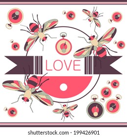 Funny vector characters that you can use in T-shirts, labels, postcards. Series monsters and queens with crowns fantastic animals.Cards congratulations and prints.