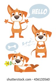 FUNNY VECTOR DOG