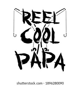 Funny Vector Fishing Quote Text and Illustration