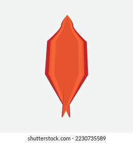 Un icono vectorial gracioso de un pájaro