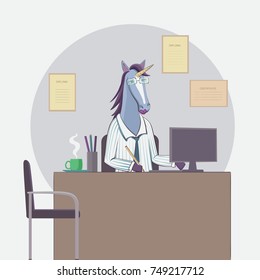 2,041 Unicorn Working Images, Stock Photos & Vectors | Shutterstock