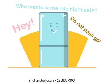 Funny vector illustrations, 
kitchen life, cartoon, alive things