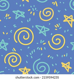 Funny vector pattern for wrap paper.